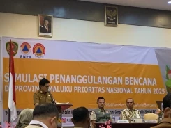 BNPB Selenggarakan Simulasi Penanggulangan Bencana untuk Ancaman Gempa Bumi dan Tsunami di Provinsi Maluku